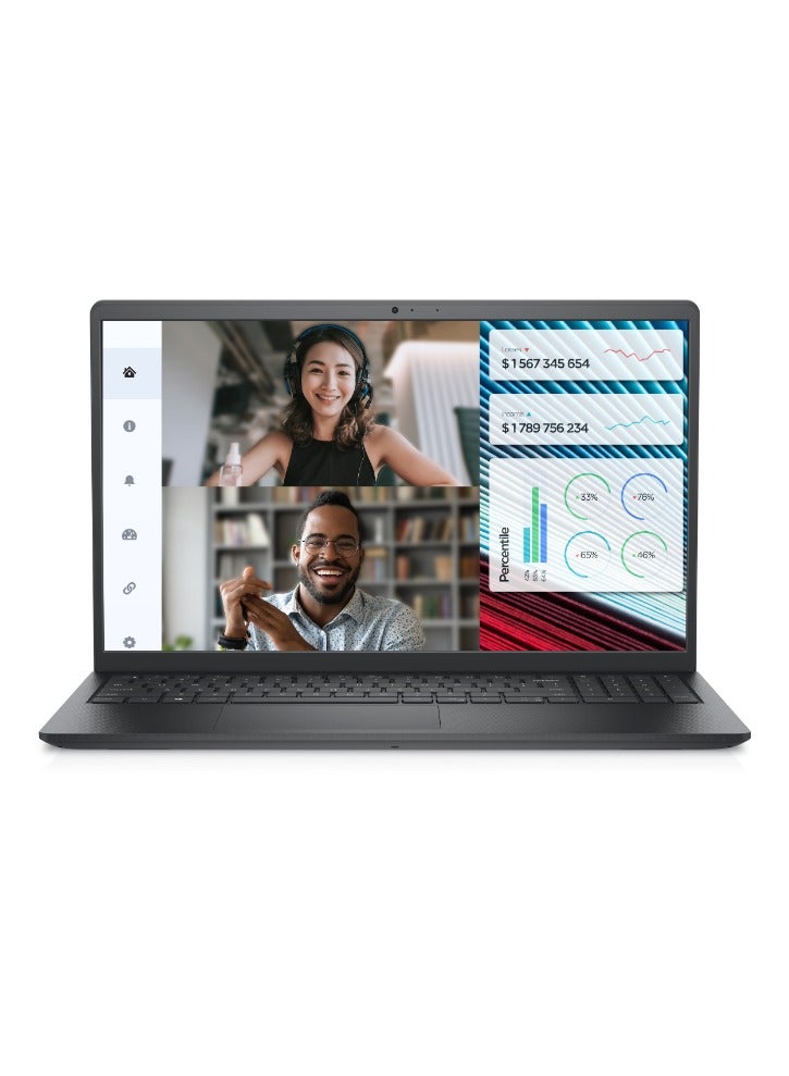 Dell Vostro 3520 Laptop-12th Intel Core I3-1215U- 4GB RAM, 256GB SSD, Intel UHD Graphics, 15.6" FHD (1920 X 1080) 120Hz , Ubuntu - Carbon Black