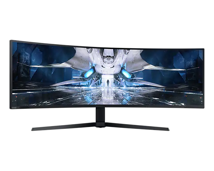 SAMSUNG LS49AG950NMXZN Odyssey Neo G9 49 Inch Gaming Monitor 5120x1440 240Hz VA 1ms GTG 125 sRGB G-Sync Compatible - HDMI Version 2.1