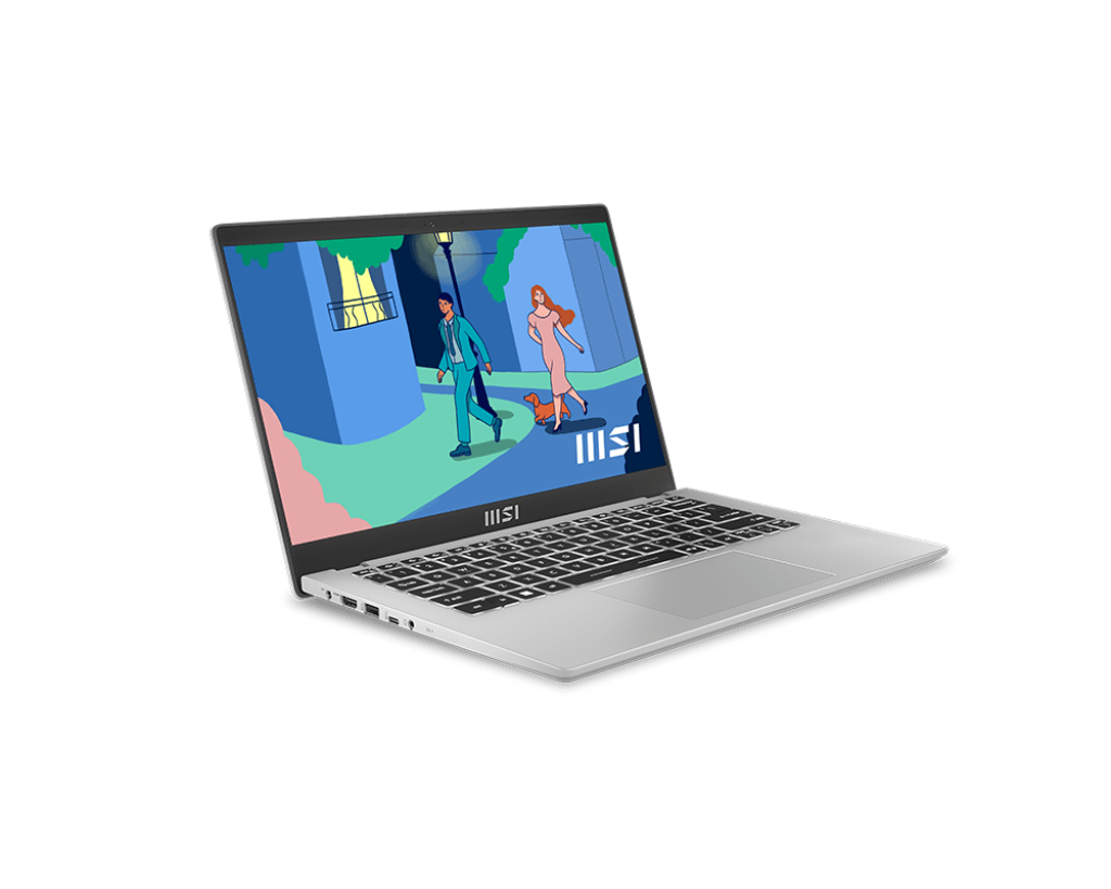 MSI MODERN 14 C12MO Alder Lake i3-1215U-RAM 8GB ,256 GB , UHD , 14" FHD - BLACK