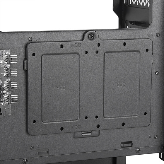 SilverStone Technology FARA 512Z High airflow ATX mid-tower chassis with dual radiator support and ARGB lighting SST-FA512Z-BG-V2 (Black, tempered glass, 4 ARGB fans, ARGB light strip)