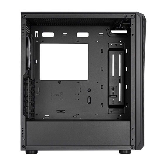 SilverStone Technology FARA 512Z High airflow ATX mid-tower chassis with dual radiator support and ARGB lighting SST-FA512Z-BG-V2 (Black, tempered glass, 4 ARGB fans, ARGB light strip)