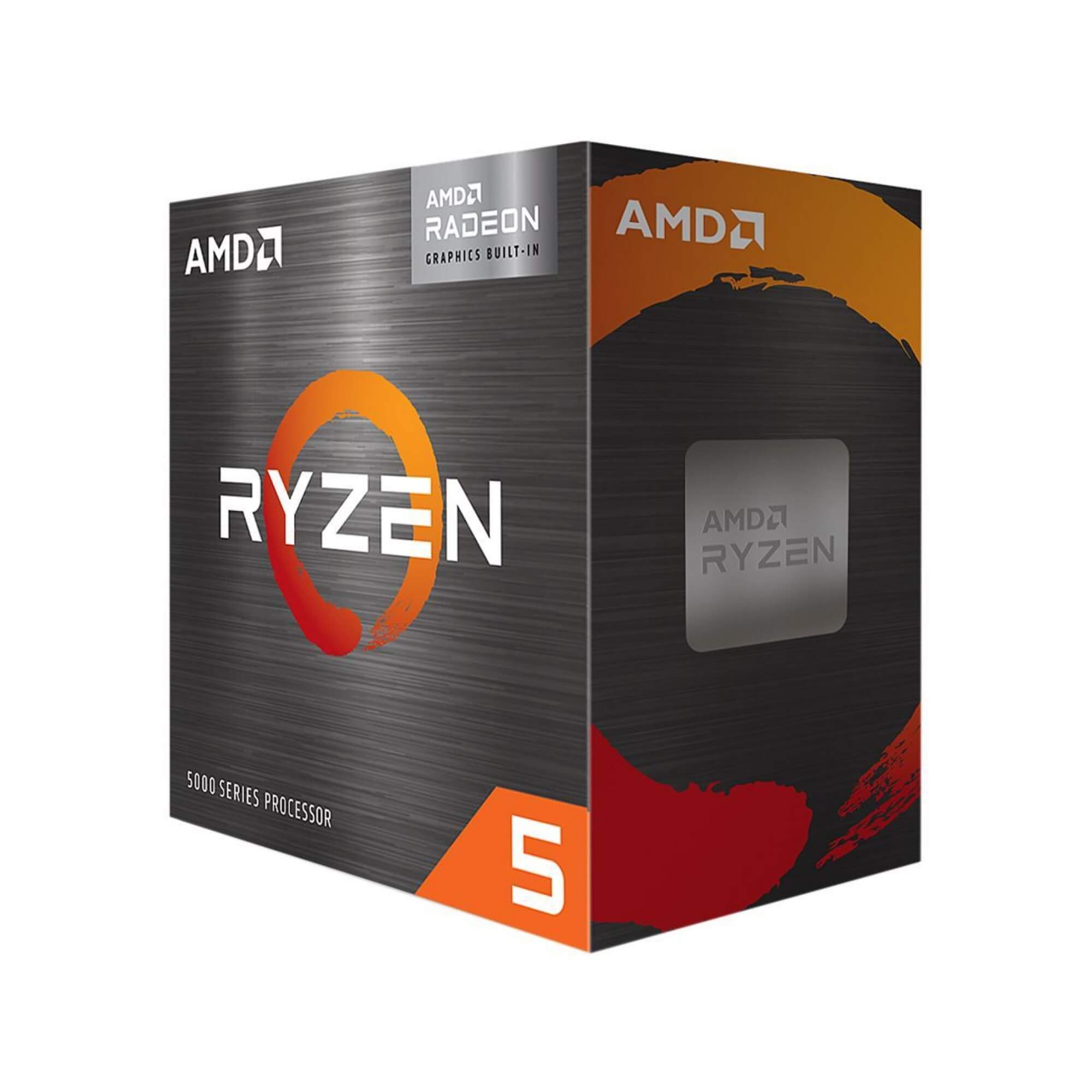 AMD Ryzen 5 5600G - Ryzen 5 5000 G-Series Cezanne (Zen 3) 6-Core 3.9 GHz Socket AM4 65W AMD Radeon Graphics Desktop Processor - 100-100000252BOX