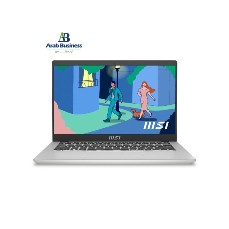 MSI MODERN 14 C12MO Alder Lake i3-1215U-RAM 8GB ,256 GB , UHD , 14" FHD - BLACK