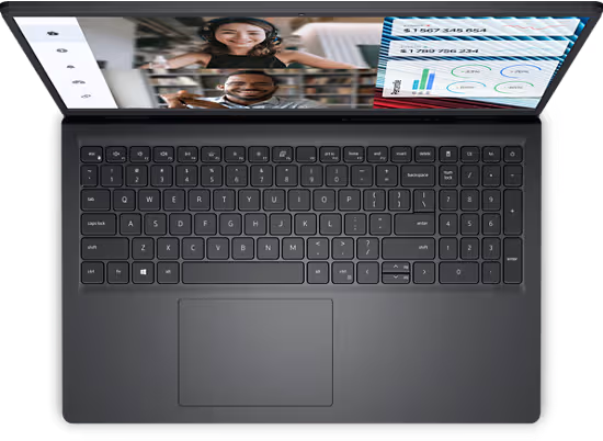 Dell Vostro 3520 Laptop, Intel Core i7-1255U, 15.6 Inch, 512GB SSD, 8GB RAM, Intel UHD Graphics, Ubuntu- Black