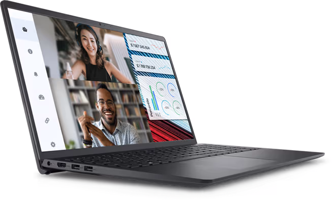 Dell Vostro 3520 Laptop, Intel Core i7-1255U, 15.6 Inch, 512GB SSD, 8GB RAM, Intel UHD Graphics, Ubuntu- Black