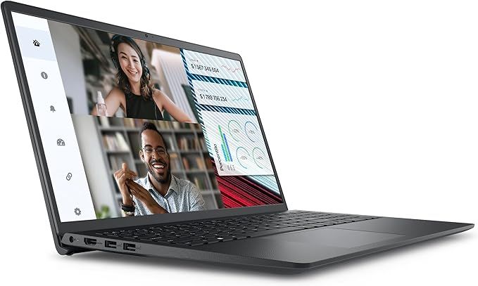 DELL Vostro 3520 Laptop With 15.6 Inch Full HD, Core i7-1255U Processor/8GB Ram/512GB SSD/Ubuntu/ Intel UHD Graphics/ English Black
