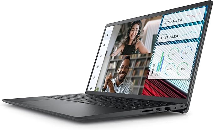 DELL Vostro 3520 Laptop With 15.6 Inch Full HD, Core i7-1255U Processor/8GB Ram/512GB SSD/Ubuntu/ Intel UHD Graphics/ English Black