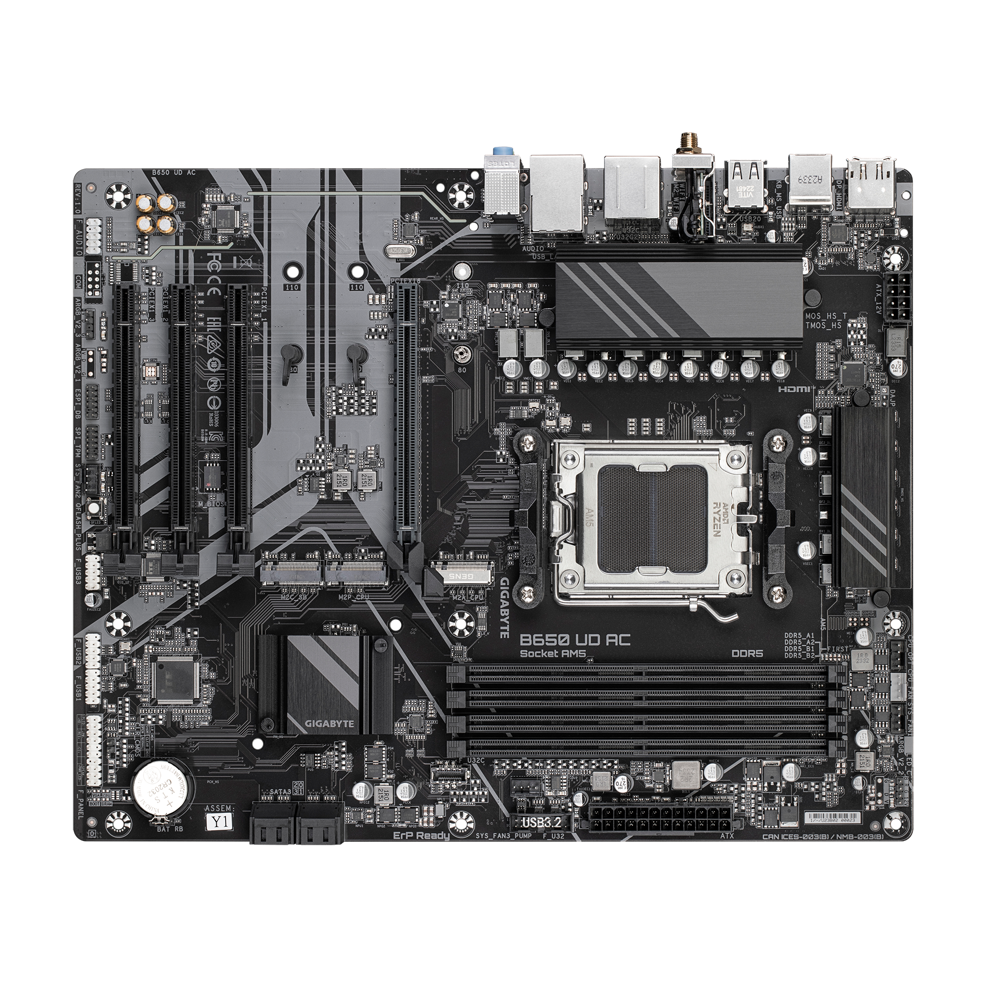 Motherboard Gigabyte B650 UD AC DDR5 AMD (R.V 1.0  )