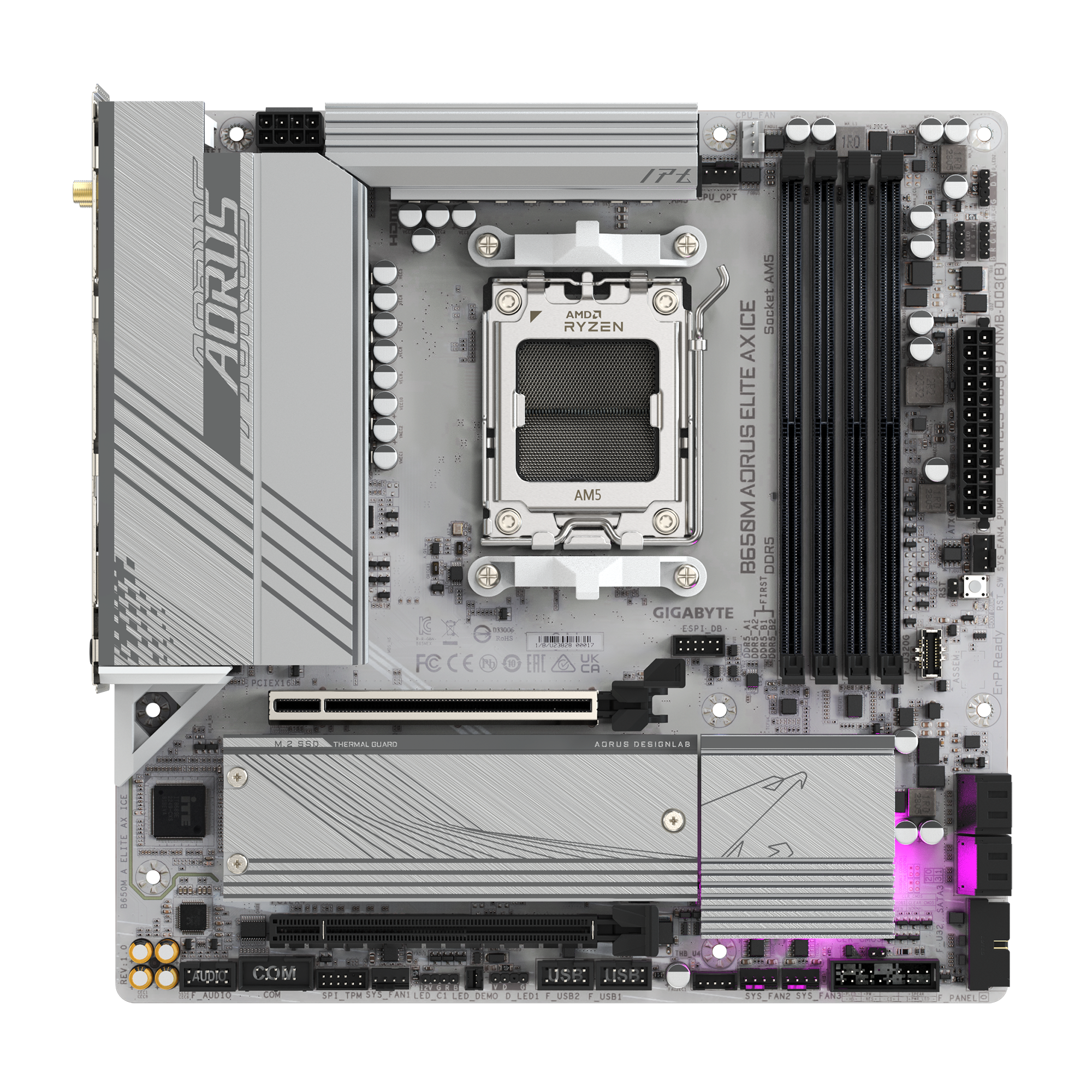 GIGABYTE B650M AORUS ELITE AX ICE