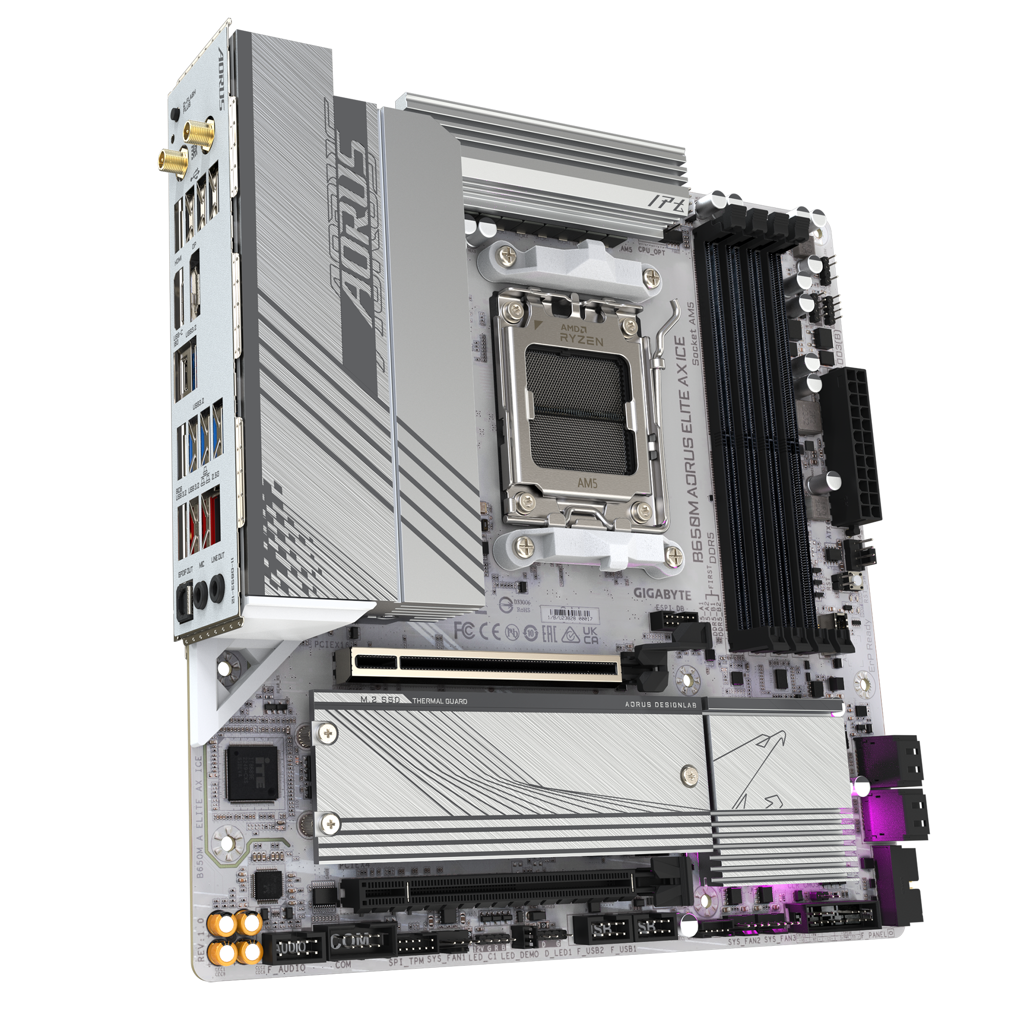 GIGABYTE B650M AORUS ELITE AX ICE