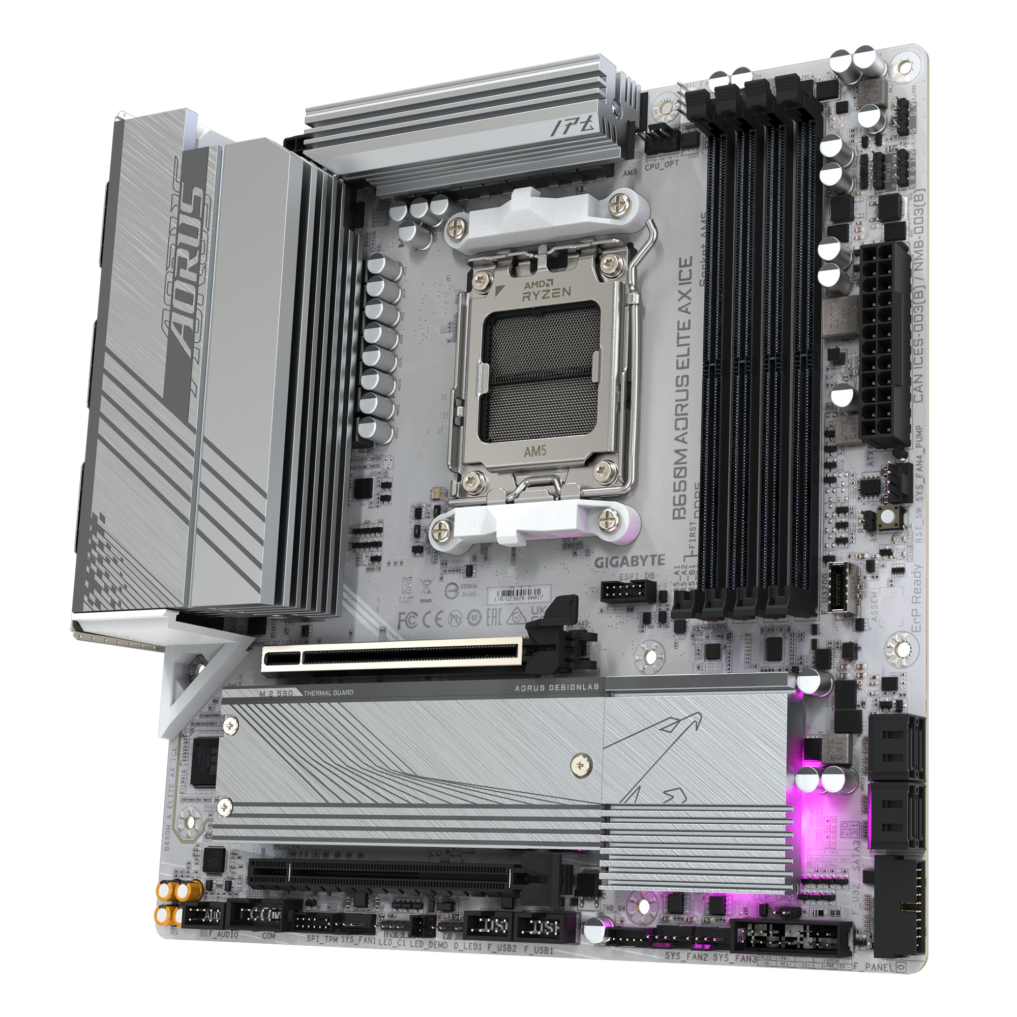 GIGABYTE B650M AORUS ELITE AX ICE
