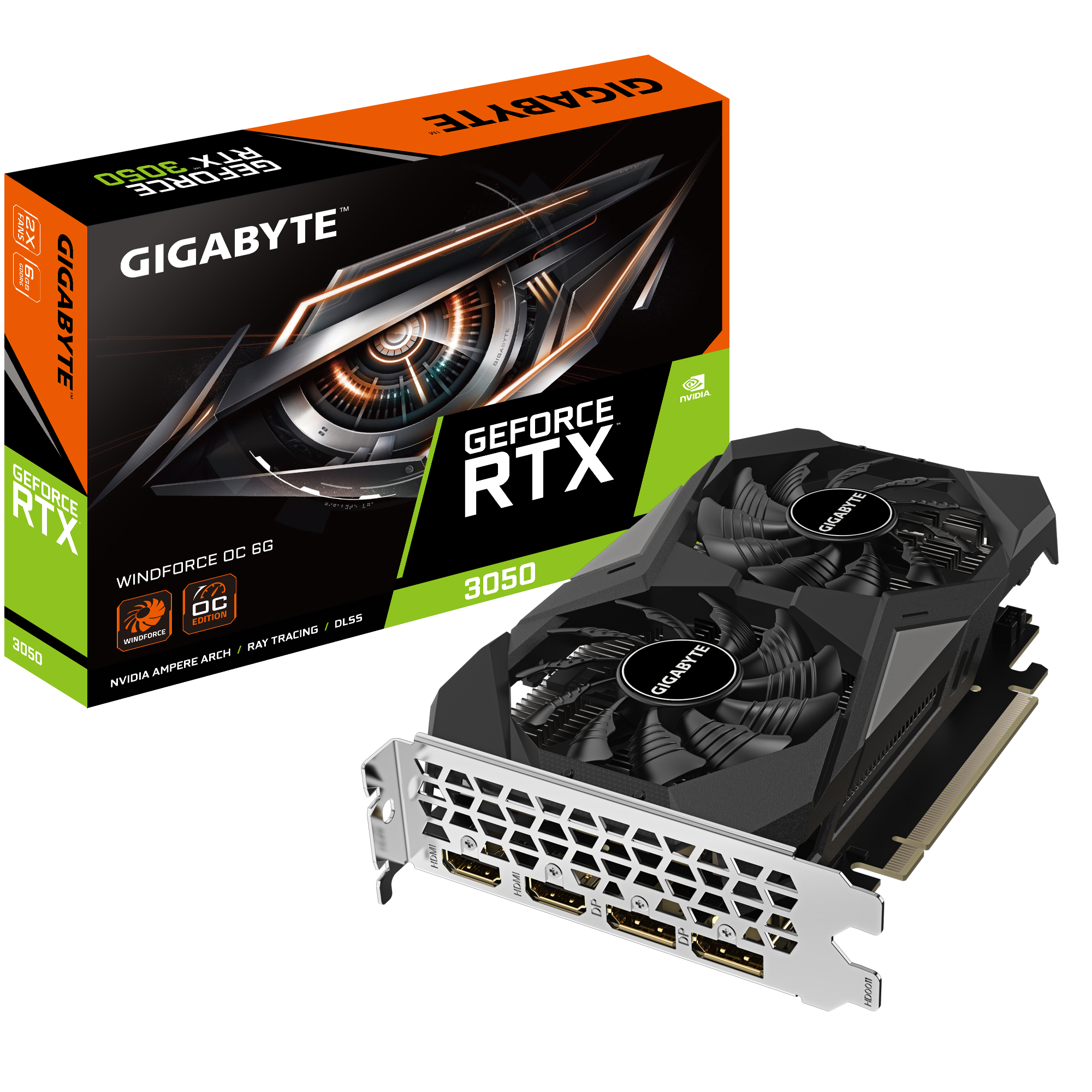 GeForce RTX™ 3050 WINDFORCE OC 6G