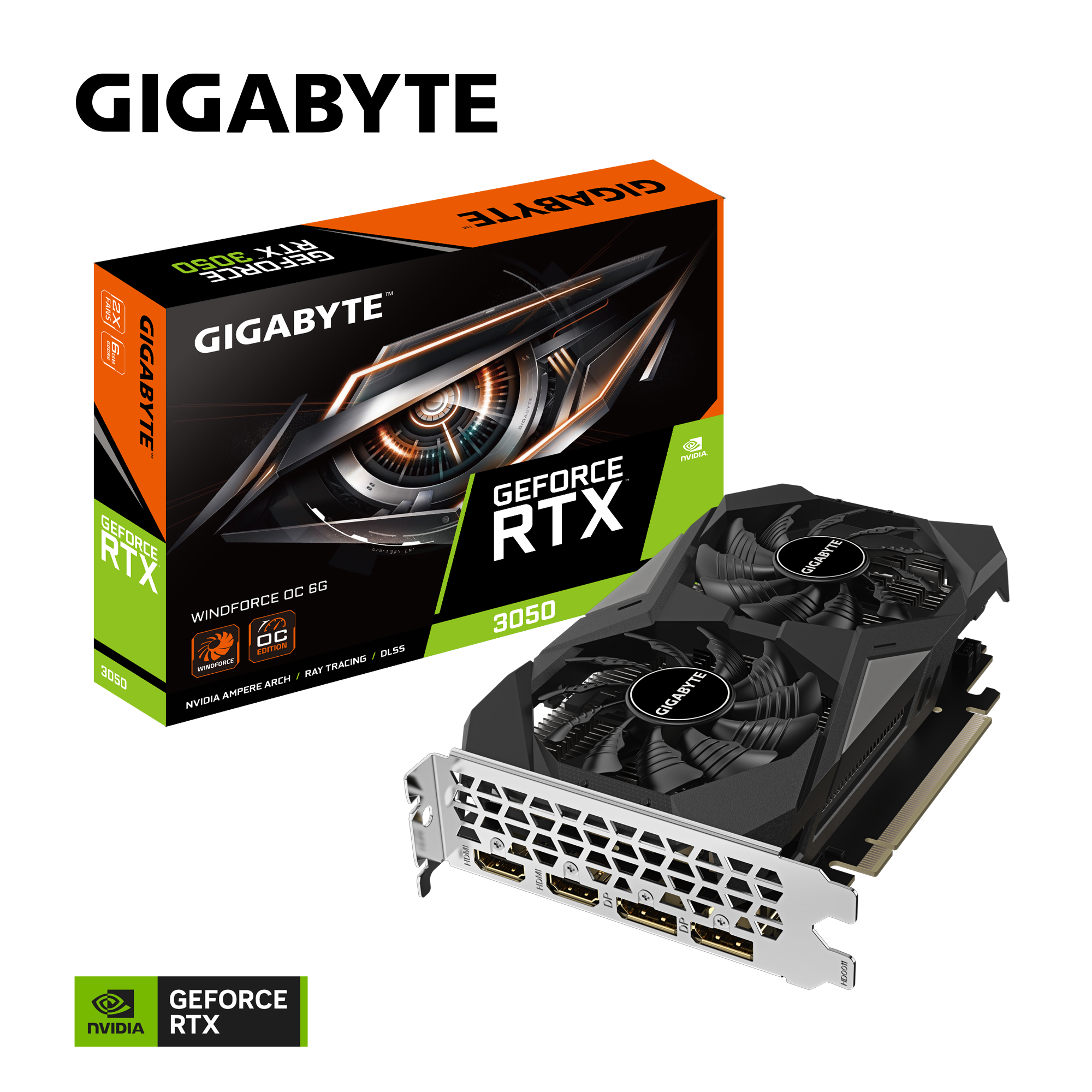 GeForce RTX™ 3050 WINDFORCE OC 6G