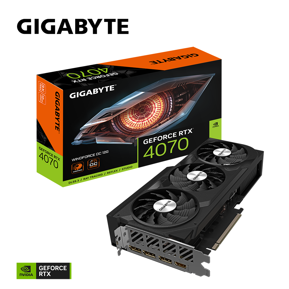 Gigabyte GeForce RTX 4070 WINDFORCE OC 12G