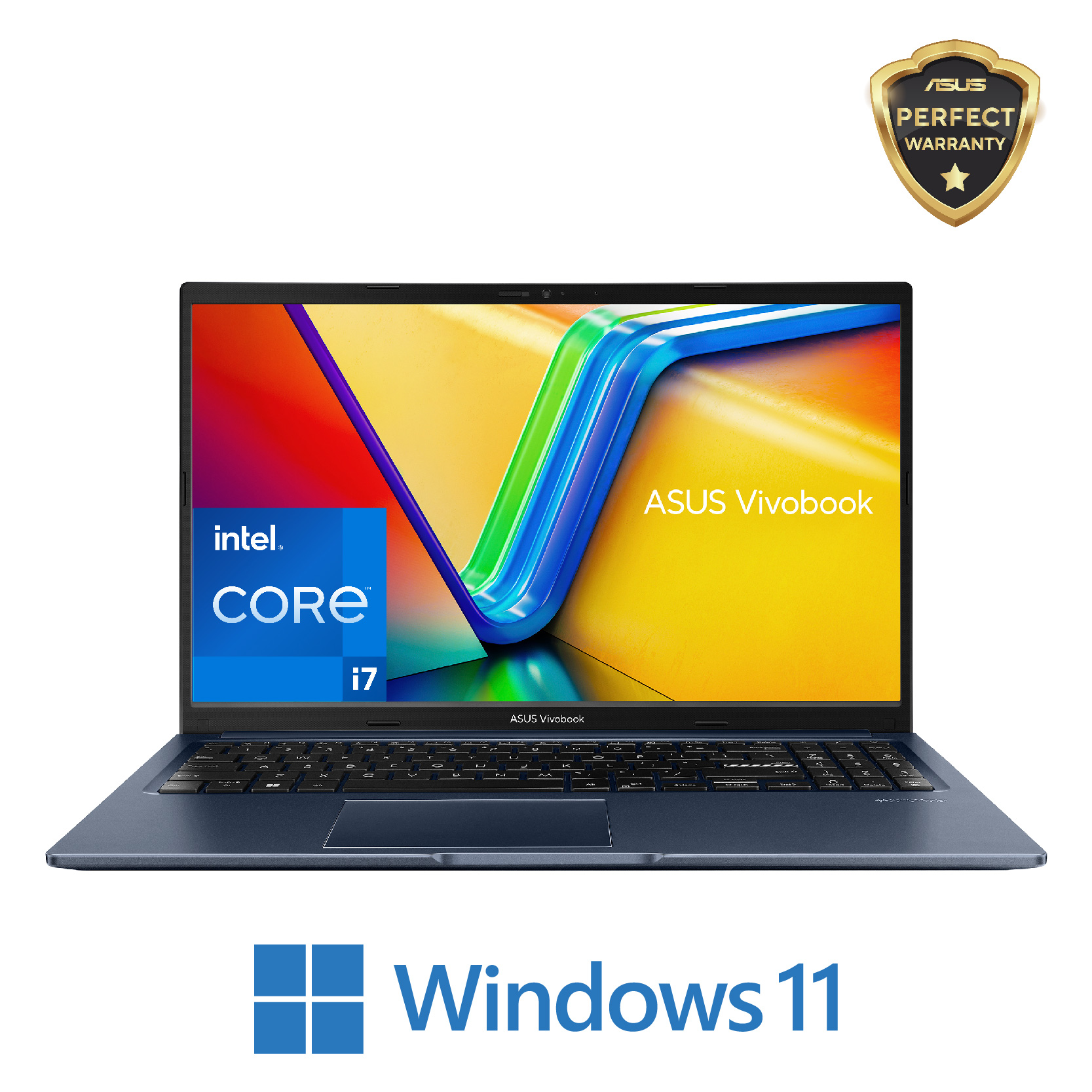 ASUS Vivobook 15 X1502ZA-BQ007W Laptop Intel Ci7 12700H 8GB RAM 512GB SSD 15.6” FHD Intel UHD Graphics Win11 Quiet Blue - 90NB0VX1-M036B0