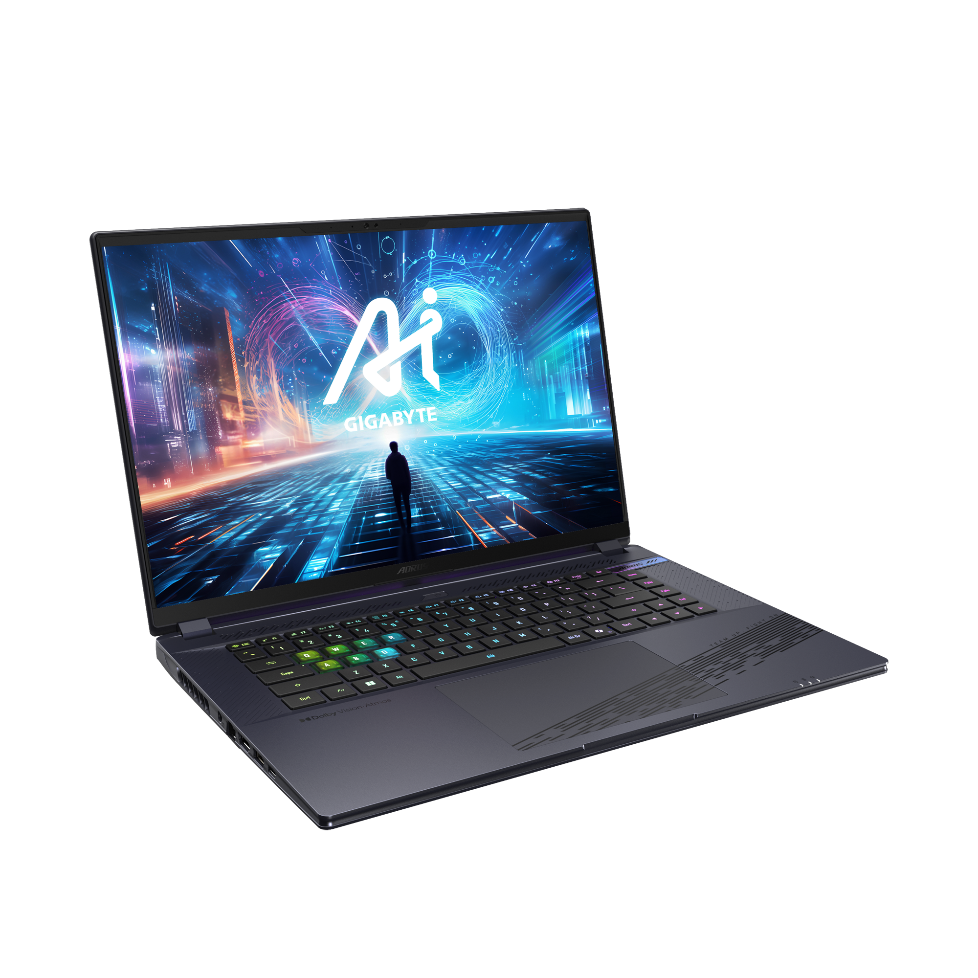 LAPTOP AORUS 16X ASG ASG-53EEC54SH Intel Core i7 14650HX RAM16 GB DDR5 HDD SSD I TERA VGA NVIDIA GeForce RTX 4070 GDDR6 8 GB Windows 11 Home