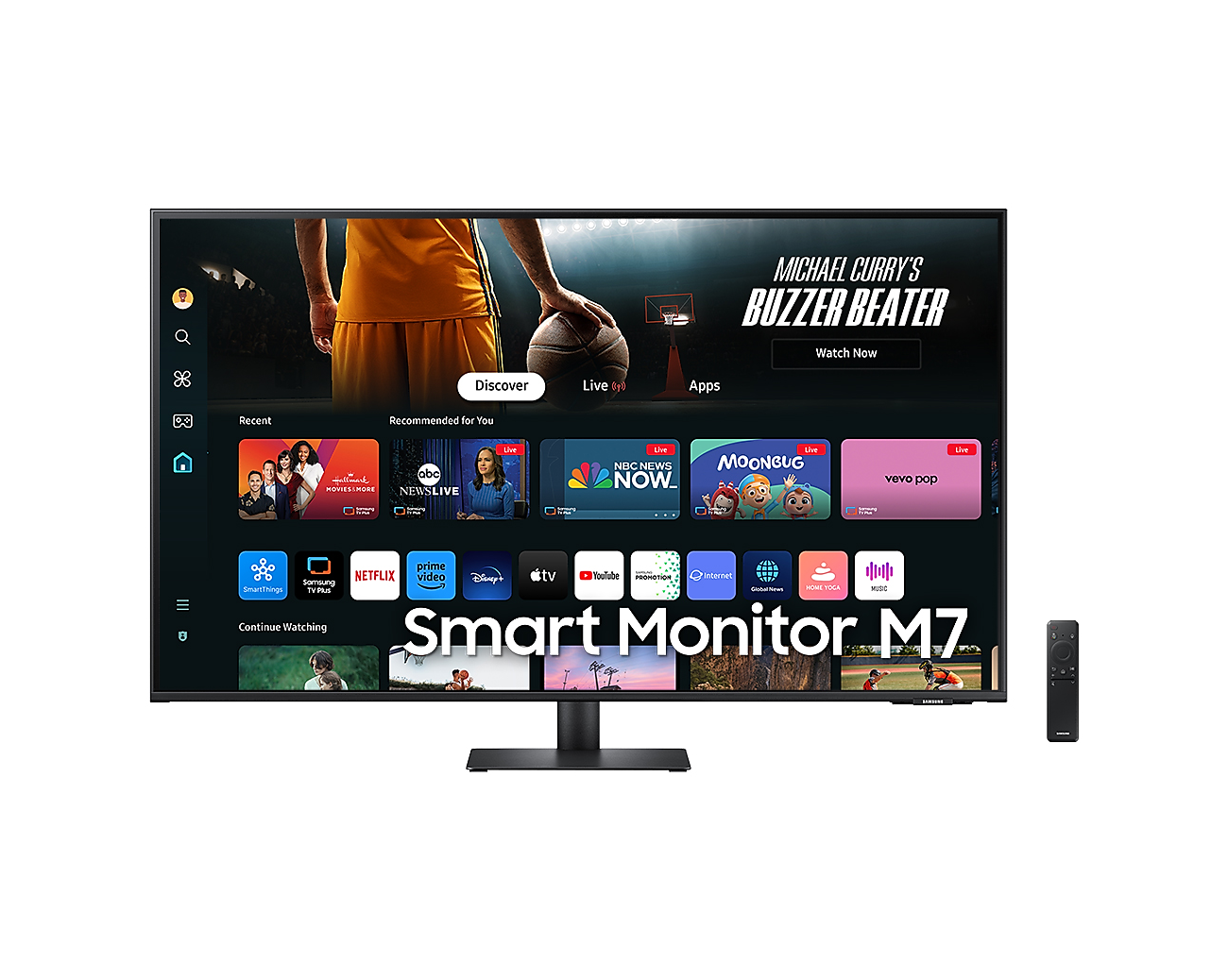 Samsung 4K UHD 43" Smart Monitor M7 M70D UHD Flat