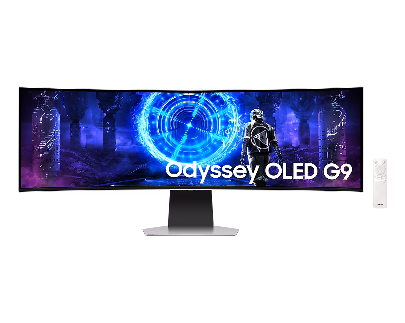 Samsung Odyssey OLED G9 G95SD, 49-Inch Size DQHD Super Ultra Wide Gaming Computer Monitor, Refresh Rate 240Hz