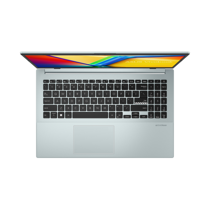 Asus Vivobook Go 15 E1504FA NJ001 Laptop, AMD Ryzen 3 7320U, 256GB SSD, 4GB RAM, 15.6 Inch, FHD LED 60Hz Display, AMD Radeon Graphics, FreeDOS - Green Grey