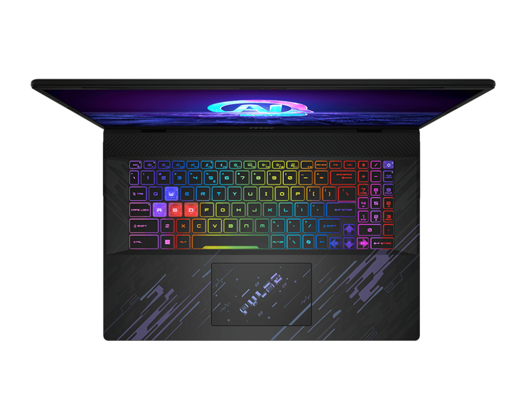 MSI Pulse 17 AI C1VGKG Gaming Laptop Intel Core Ultra 9 185H- (8GB*2) RAM- 1TB SSD- NVIDIA GeForce RTX 4070- 17 Inch 16:10 QHD+ 240Hz- Windows 11 Home Core Black