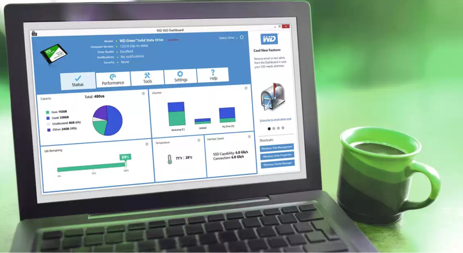 WD GREEN SSD 2.5 SATA 240GB 545MB/S