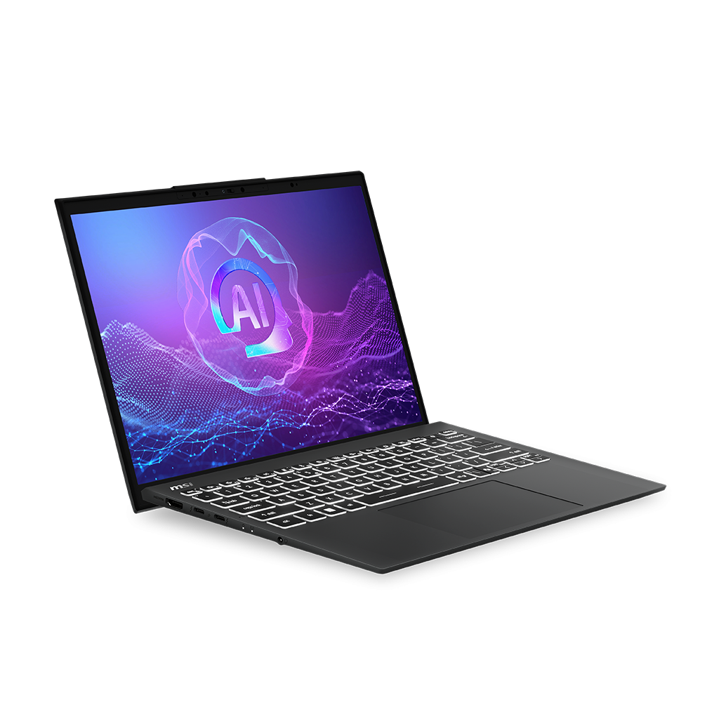 LAPTOP MSI Prestige 13 AI+ Evo A2VMG  -CPU Ultra 7 258V - RAM 32GB LPDDR5x-  1TB NVMe PCIe SSD - VGA 13Q3 (Intel Arc Graphics) 13.3 2.8K ( 2880 x 1800 ) OLED - Single backlight Keyboard(White)- Windows 11 Home-2yrs -( 9S7-13Q322-017 )
