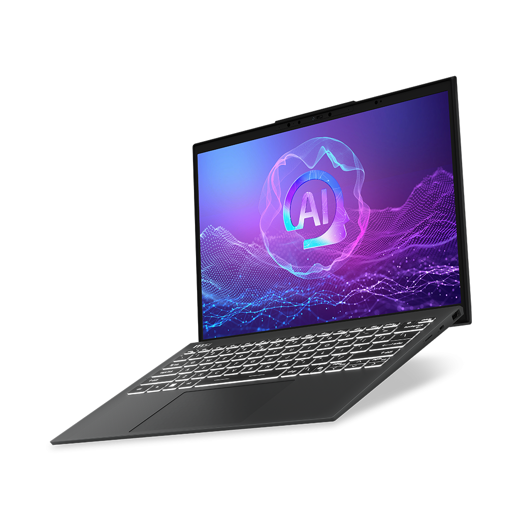 LAPTOP MSI Prestige 13 AI+ Evo A2VMG  -CPU Ultra 7 258V - RAM 32GB LPDDR5x-  1TB NVMe PCIe SSD - VGA 13Q3 (Intel Arc Graphics) 13.3 2.8K ( 2880 x 1800 ) OLED - Single backlight Keyboard(White)- Windows 11 Home-2yrs -( 9S7-13Q322-017 )