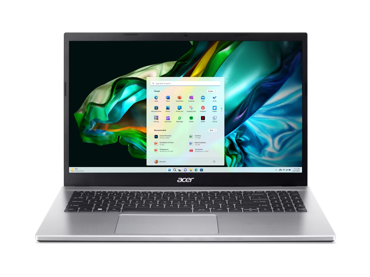 LAPTOP ACER Aspire 3 A315-44P-R4GH Slim Laptop  NX.KSJEM.004 CPU AMD Ryzen 7 5700U RAM 8 GB DDR4 HDD 512GB M.2 NVMe SSD VGA AMD Radeon Graphics 15.6 DOS  Warranty 2 Year