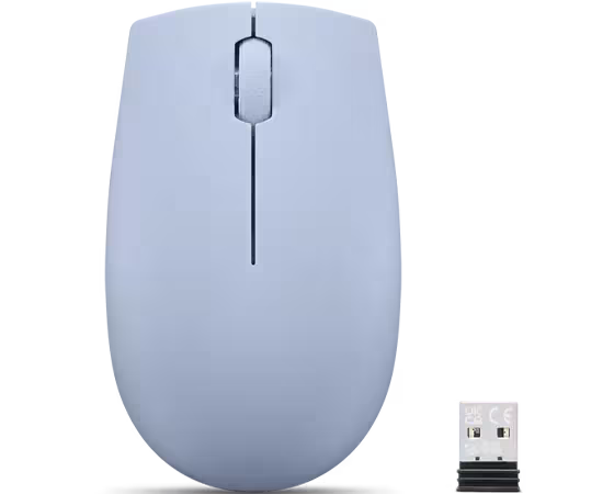 LENOVO 300 WIRELESS COMPACT MOUSE -FROST BLUE