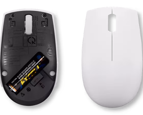 LENOVO 300 WIRELESS COMPACT MOUSE -CLOUD GREY