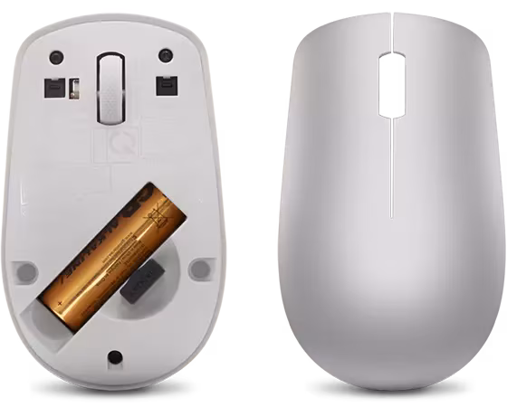 LENOVO 530 WIRELESS MOUSE - PLATINUM GREY - WITH BATTERY