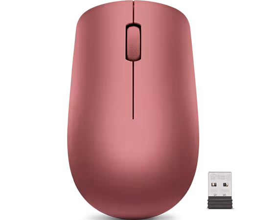 LENOVO 530 WIRELESS MOUSE - CHERRY RED - WITH BATTERY