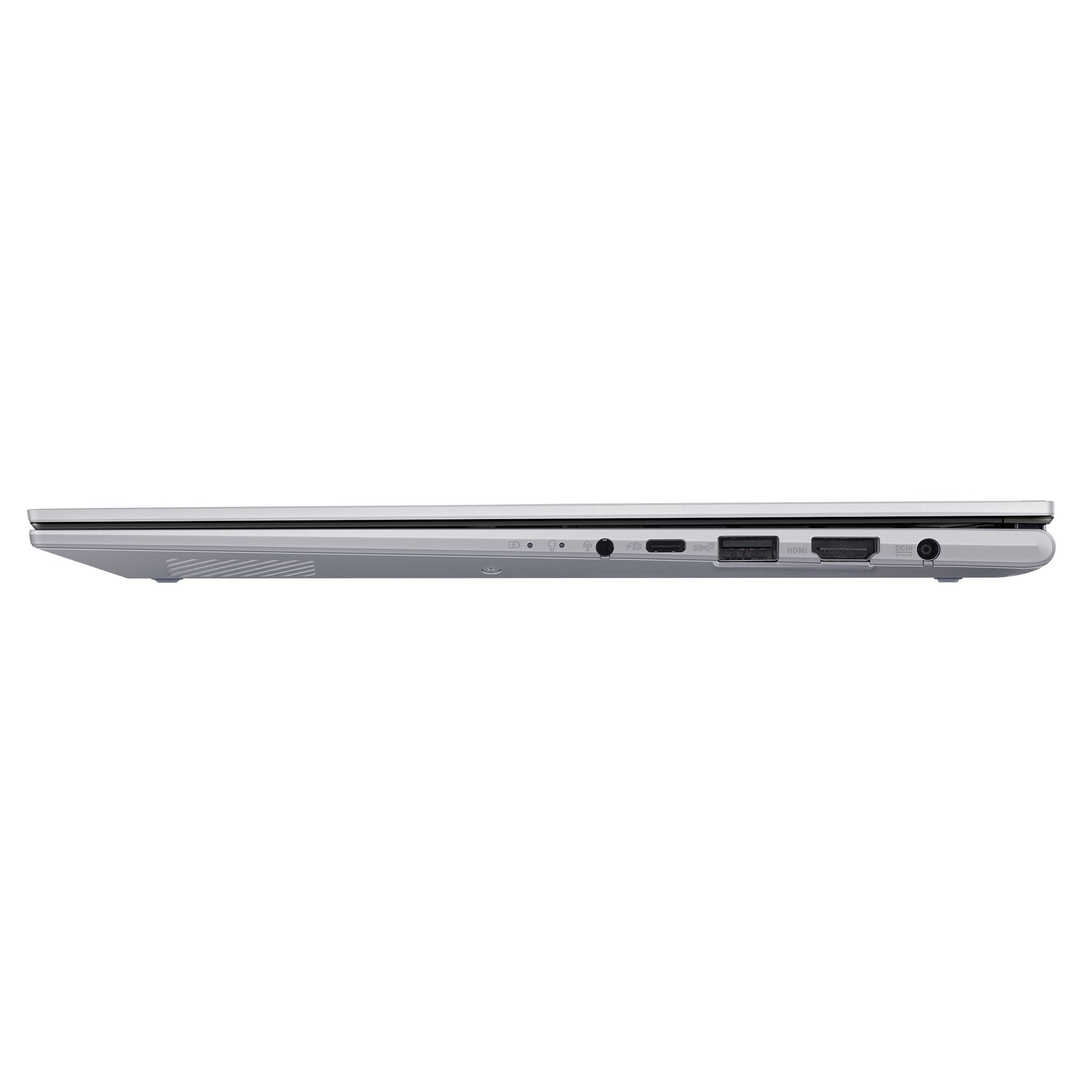 Asus VivoBook S14 Flip TN3402YA-LZ555W Laptop- AMD Ryzen 5 7430U- 512GB M.2 NVMe PCIe 3.0 SSD- 8GB RAM, 14 Inch, WUXGA, 60Hz-AMD Radeon Graphics- Win 11 - Cool Silver- With stylus support