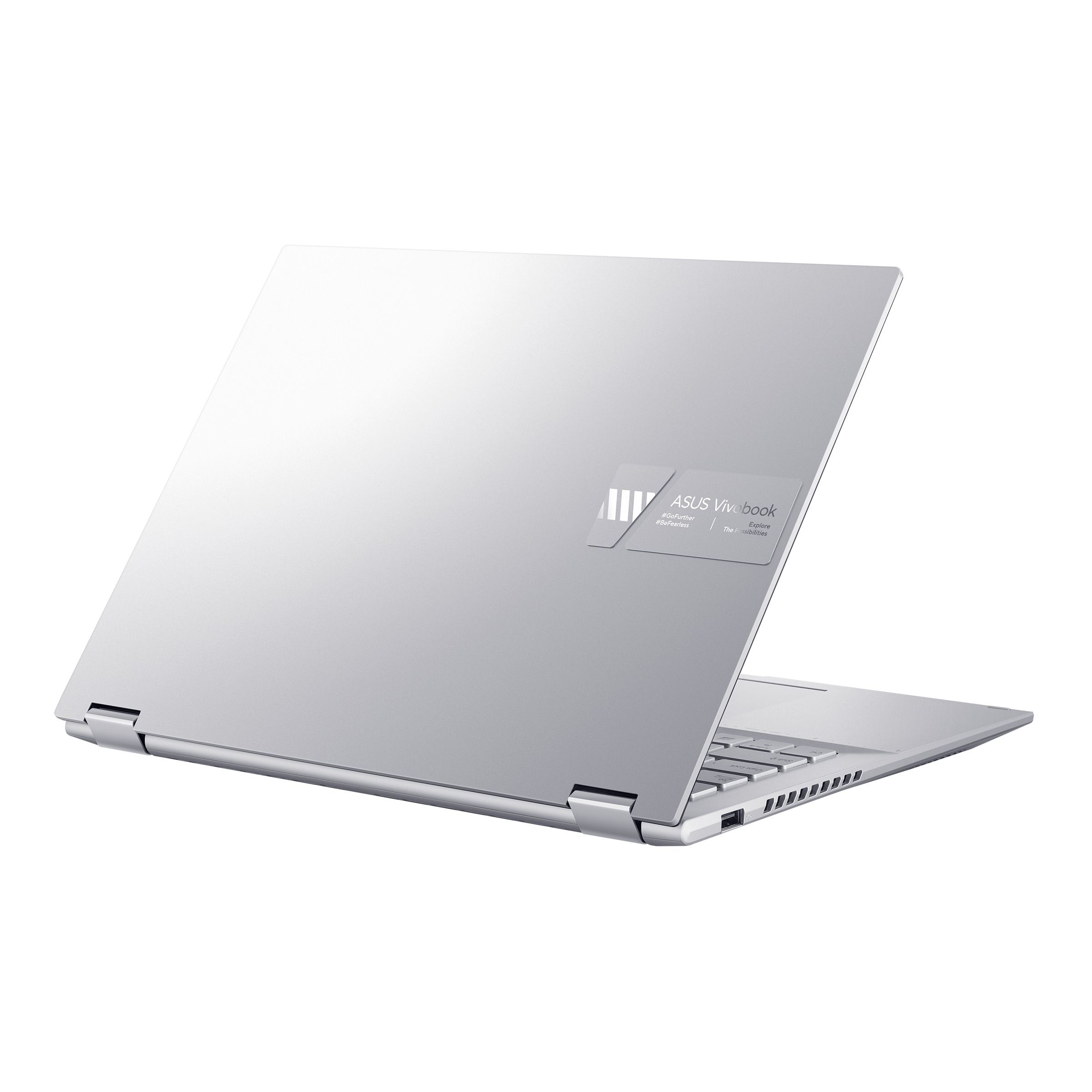 Asus VivoBook S14 Flip TN3402YA-LZ555W Laptop- AMD Ryzen 5 7430U- 512GB M.2 NVMe PCIe 3.0 SSD- 8GB RAM, 14 Inch, WUXGA, 60Hz-AMD Radeon Graphics- Win 11 - Cool Silver- With stylus support