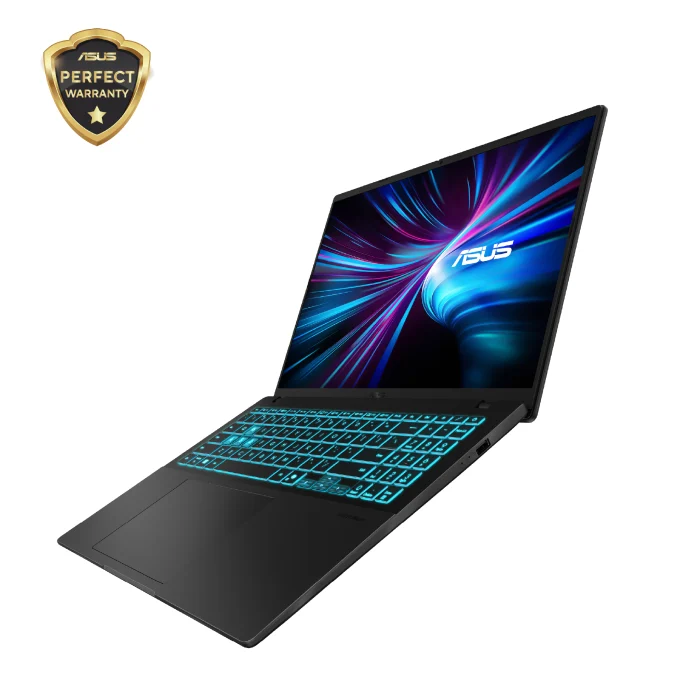 ASUS V16 V3607VJ-RP007W Laptop, Intel Core 7 240H, 16GB RAM, 512GB SSD, RTX 3050 6GB, 16-inch WUXGA 144Hz, Win11, Black