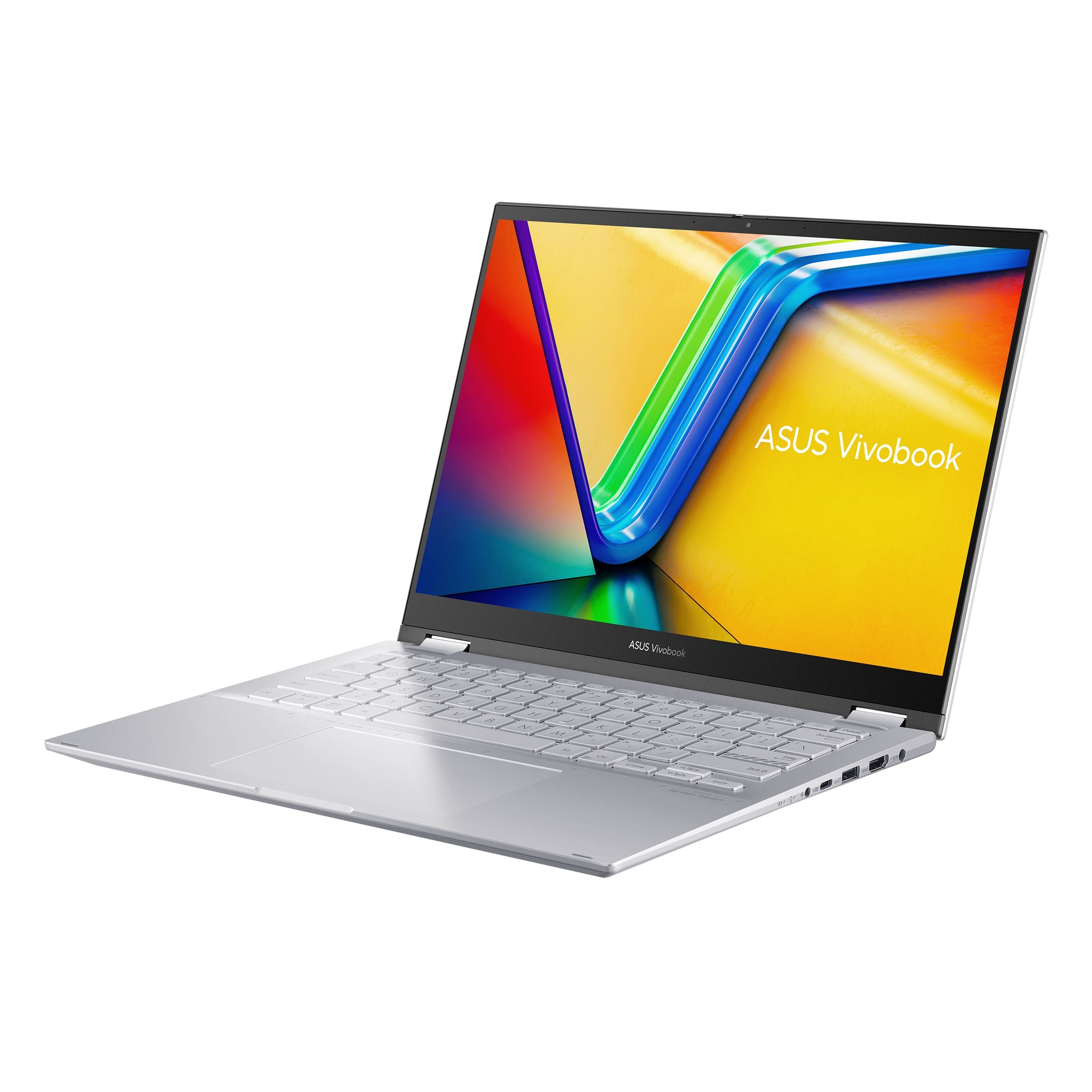 Asus VivoBook S14 Flip TN3402YA-LZ555W Laptop- AMD Ryzen 5 7430U- 512GB M.2 NVMe PCIe 3.0 SSD- 8GB RAM, 14 Inch, WUXGA, 60Hz-AMD Radeon Graphics- Win 11 - Cool Silver- With stylus support