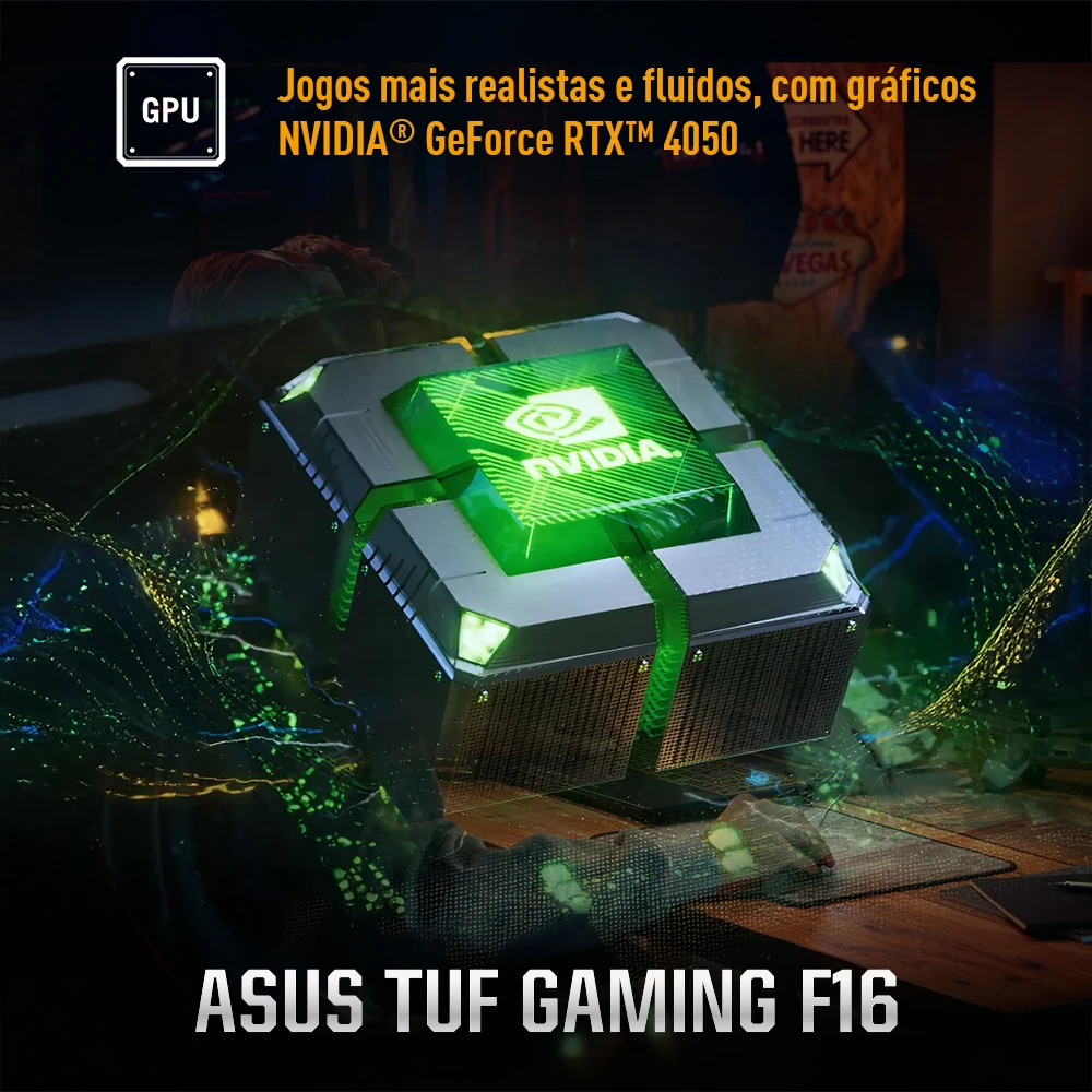 Notebook ASUS TUF Gaming F16 FX607VU- RL007W-I7 13620H RTX 4050 16GB RAM 512GB SSD-   Win11