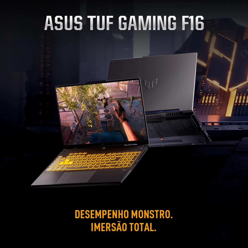 Notebook ASUS TUF Gaming F16 FX607VU- RL007W-I7 13620H RTX 4050 16GB RAM 512GB SSD-   Win11