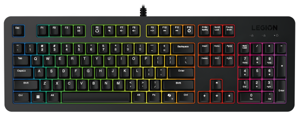 Lenovo Legion K310 RGB Gaming Keyboard - Arabic & English