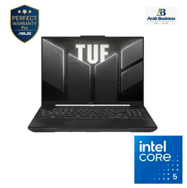 ASUS TUF Gaming F16 FX607VU-RL805W Gaming Laptop, Intel Core 5 210H, 8GB RAM, 512GB SSD, RTX 4050 6GB, 16” WUXGA 144Hz, Win11, Gray - 90NR0N06-M008L0