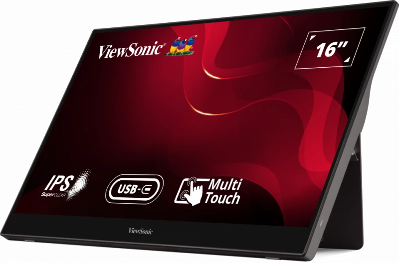VIEWSONIC TD1655 16” USB-C Multi-Touch Portable Monitor