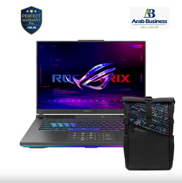 Asus ROG Strix G16 ​G614FM-RV169W​ Gaming Laptop AMD Ryzen 9 9955HX 1TB SSD 16GB Ram Nvidia GeForce RTX 5060 8GB 16” Inch FHD+ Win.11 - Eclipse Gray