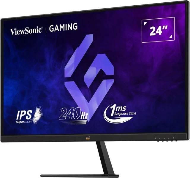 MONITOR ViewSonic 24 VX2479A VS19535 FHD IPS 240Hz 1920x10 80 HDR10/250cdm 1ms FreeSync Flicker-Free HDMI Display Port/3.5mm Audio Out/Wall Mount