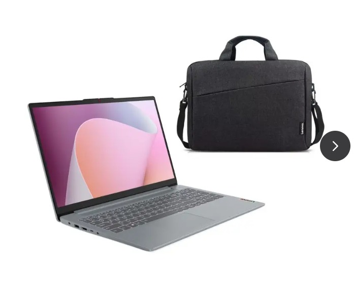 LAPTOP LENOVO IdeaPad Slim 3 15AMN8 AMD Ryzen 5 7520U RAM 16GB Soldered LPDDR5-5500 HDD 512GB SSD M.2 NVME Integrated AMD Radeon 610M Graphics 15.6 FHD DOS 2 Years Warranty 82XQ00NWED