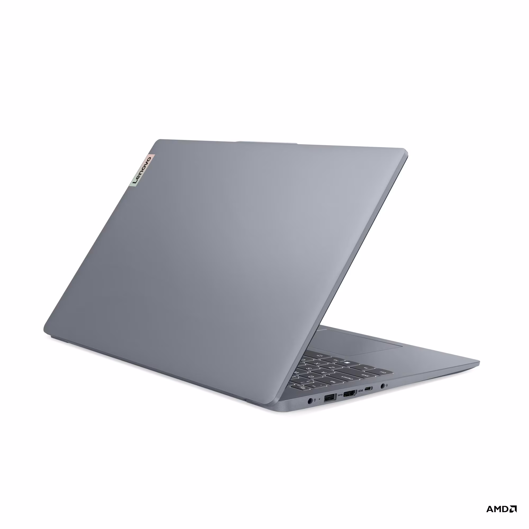 LAPTOP LENOVO IdeaPad Slim 3 15AMN8 AMD Ryzen 5 7520U RAM 16GB Soldered LPDDR5-5500 HDD 512GB SSD M.2 NVME Integrated AMD Radeon 610M Graphics 15.6 FHD DOS 2 Years Warranty 82XQ00NWED