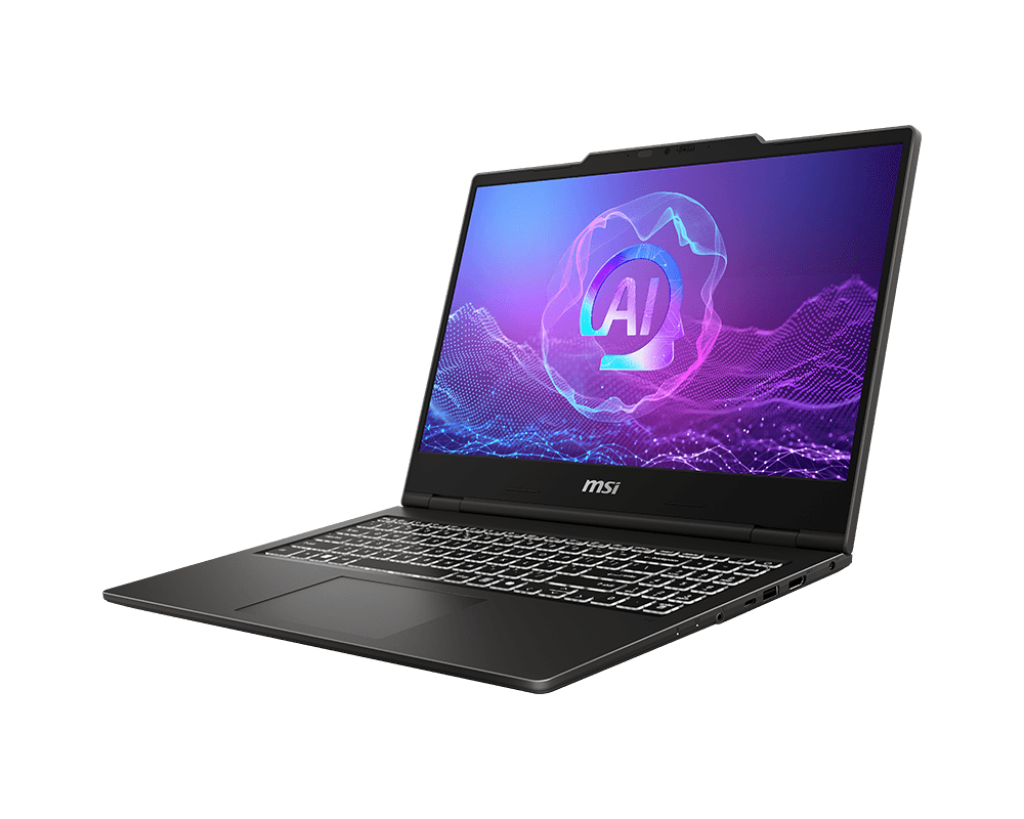 LAPTOP MSI Venture 15 AI A2HMG Solid Gray CPU Ultra 7 255H RAM DDR5 16GB HDD 512GB NVMe PCIe SSD Gen4x4 VGA Intel Arc Graphics 15.6 FHD (1920*1080)144Hz Single backlight Keyboard(White) Windows 11 Home A 1 Year Warranty