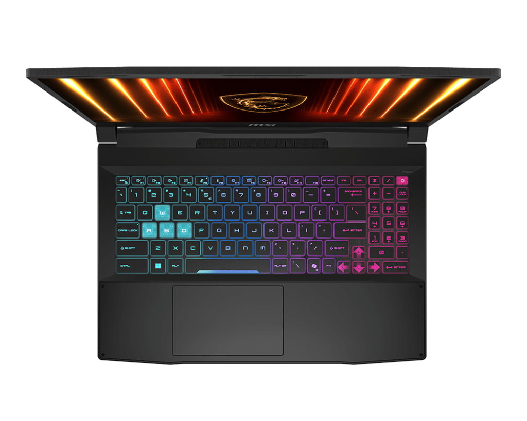 LAPTOP MSI ( 9S7-1587C1-831 ) Katana 15 HX B14WFK Black Intel Core i7-14650HX  RAM 16G DDR5 8GB*2 HDD 512GB NVMe PCIe SSD VGA NVIDIA GeForce RTX  5060 Laptop GPU  GDDR7 8GB 15.6 QHD (2560*1440) 165Hz 4-Zone RGB Gaming Keyboard Windows 11 Home A 2 Year