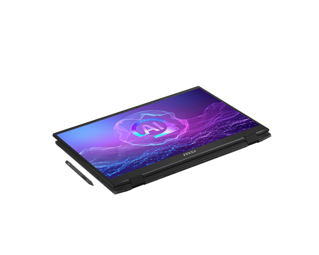 LAPTOP MSI  ( 9S7-159531-051 )Summit 16 AI Evo A2HMTG Ink Black CPU Ultra 7 255H RAM LP DDR5 16GB HDD 1TB NVMe PCIe Gen4x4 SSD Intel Arc Graphics 16 QHD ( 2560x1600 )165 hz Touchscreen IPS Level panel Support MSI Pen 2 Single backlight Keyboard White Windows 11