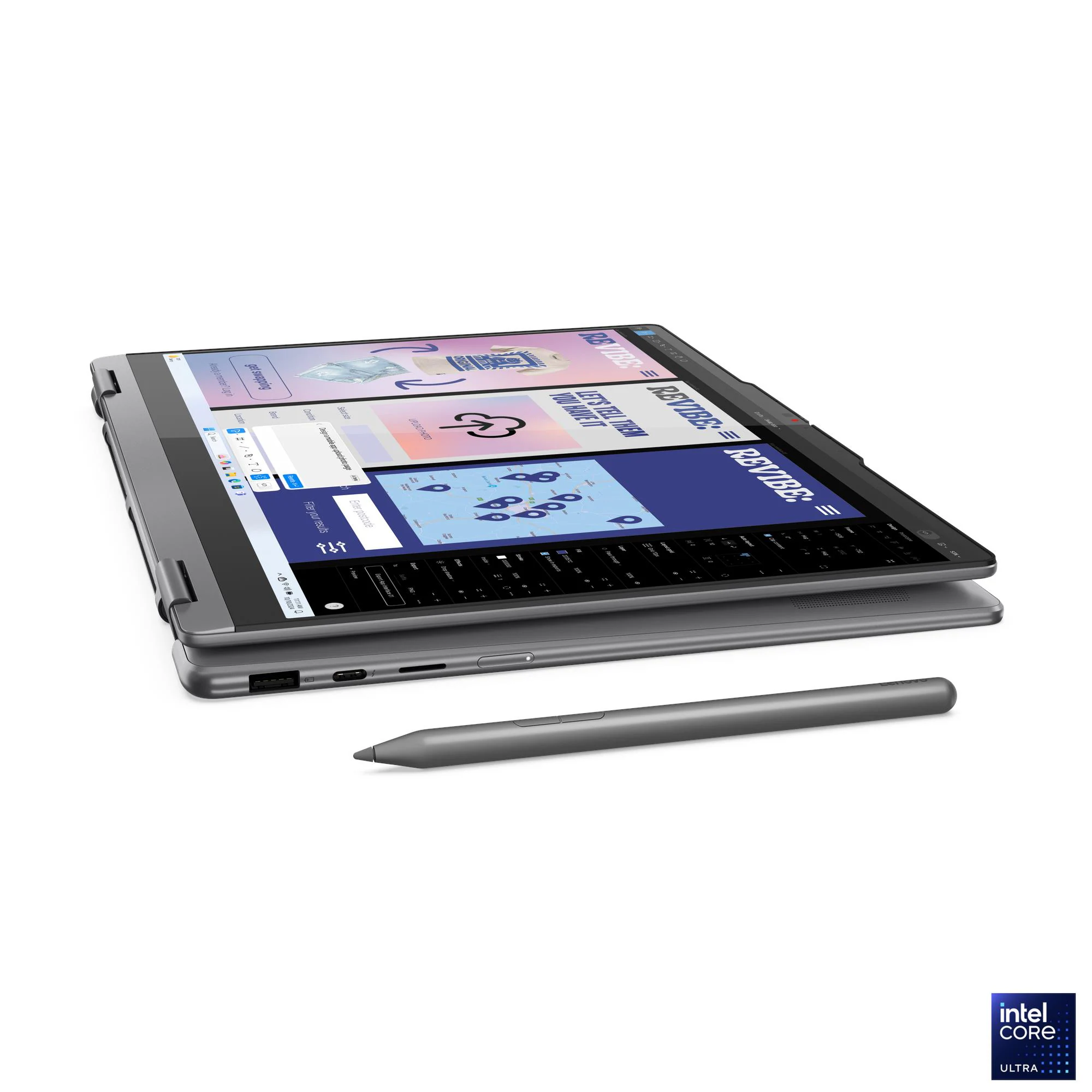 LAPTOP LENOVO YOGA 7 14ILL10 2-in-1 Intel Core Ultra 7 258V 32 GB Soldered LPDDR5x-8533 MoP Memory HDD 1TB SSD M.2 NVME Integrated Intel Arc Graphics 140V 14 .2.8K WQXGA (2880x1800) OLED Win11 + Pen 2 YEAR WARRENTY 83JQ0097ED