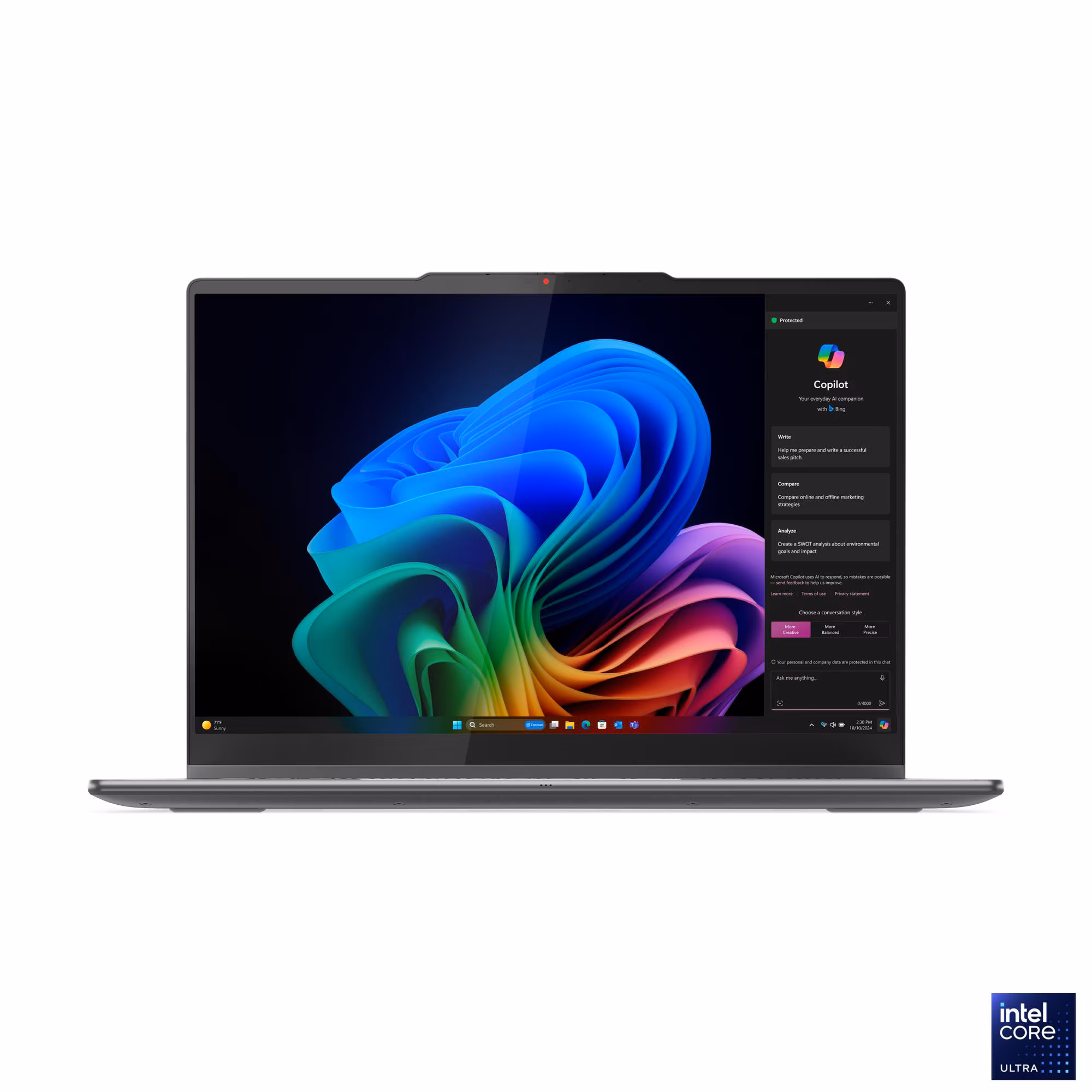 LAPTOP LENOVO YOGA 7 14ILL10 2-in-1 Intel Core Ultra 7 258V 32 GB Soldered LPDDR5x-8533 MoP Memory HDD 1TB SSD M.2 NVME Integrated Intel Arc Graphics 140V 14 .2.8K WQXGA (2880x1800) OLED Win11 + Pen 2 YEAR WARRENTY 83JQ0097ED